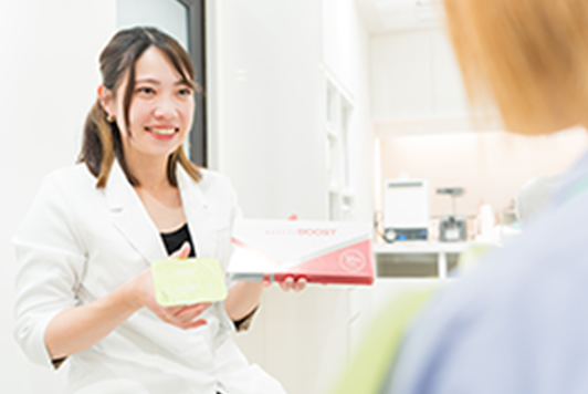 トレーニングを体験する様子